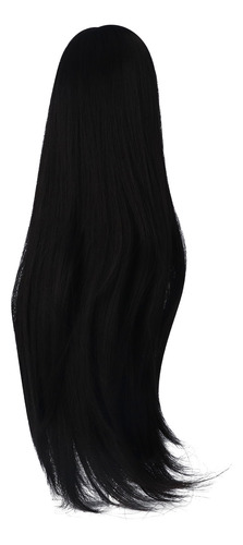 Peluca De Muñeca Negra, Negra, 1/3, Articulada En Forma De B