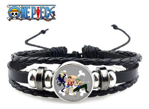 Pulsera Monkey D. Luffy Para Cosplay Con Logotipo De Anime D