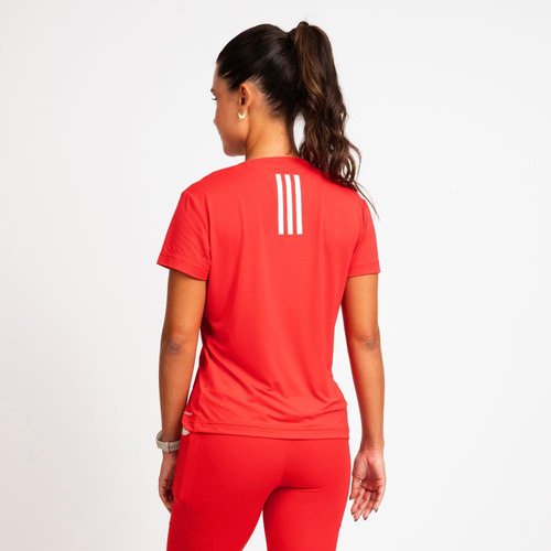 Camiseta Own The Run 3 Listras adidas