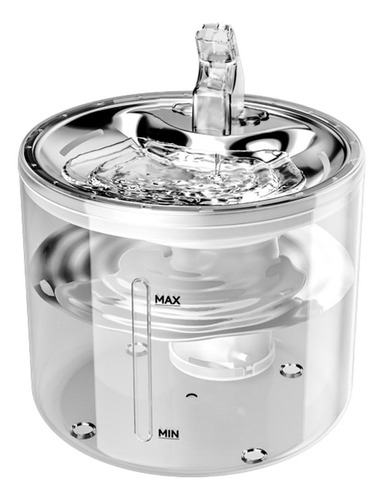 Fuente De Para Gatos Con Filtro, Dispensador De Agua Para