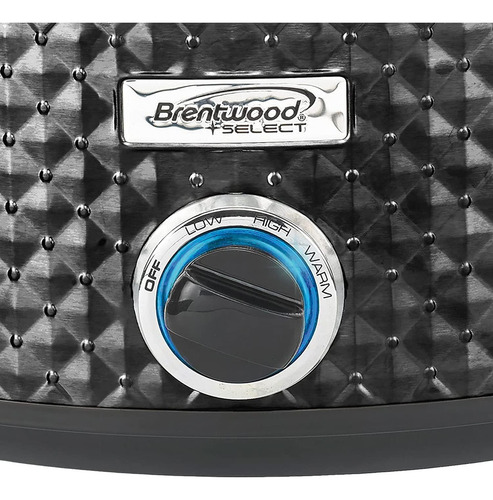 Olla De Cocción Lenta Brentwood Sc136bk De 3,5 Cuartos Con P