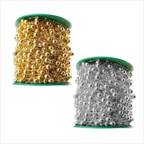 Comprar Tanza Con Perlas Metalizada X 60 Metros Deco Artesanías