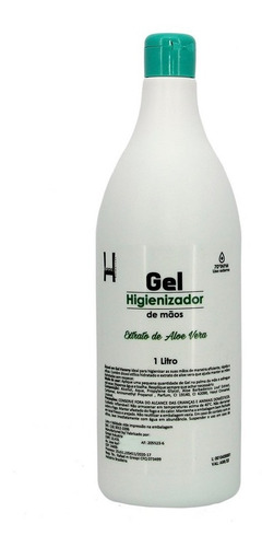 Alcool Em Gel 70% Higienizador Regulamentado Pela Anvisa 1l