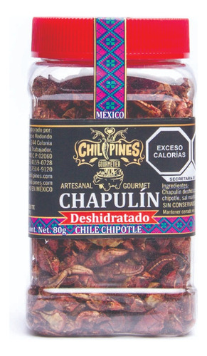 Chapulín Deshidratado Chipotle 80g