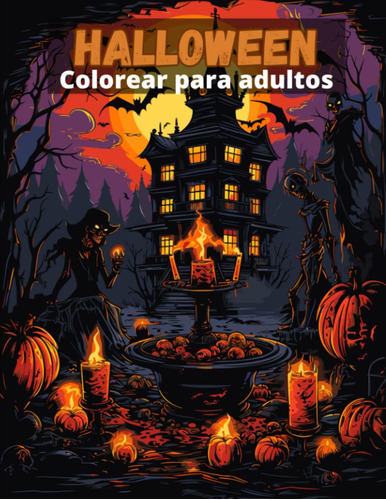 Halloween Colorear Para Adultos: 43 Imagenes Escalofri 71j0r