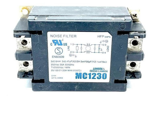 Filtro De Linha 30a 250v Mc1230 Lambda (usado)