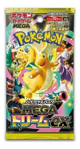 Cartões De Pokémon Em Caixa Mega Dream Ex M2a Booster