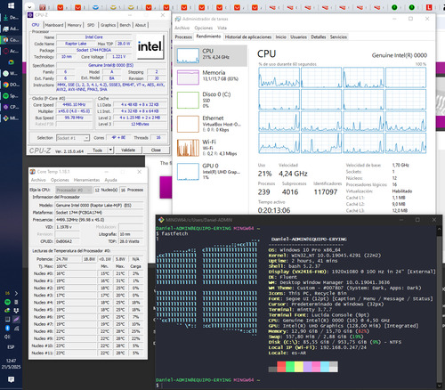 Combo Intel Core I5 13gen Con Ihs 4.5ghz + Mother Matx Mini Negro