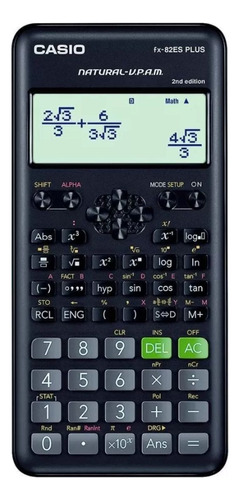 Calculadora Cientifica Casio 252 Funções Fx82esplus Preto