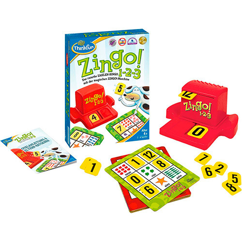 Juego De Mesa Zingo Numérico Bingo Universo Binario