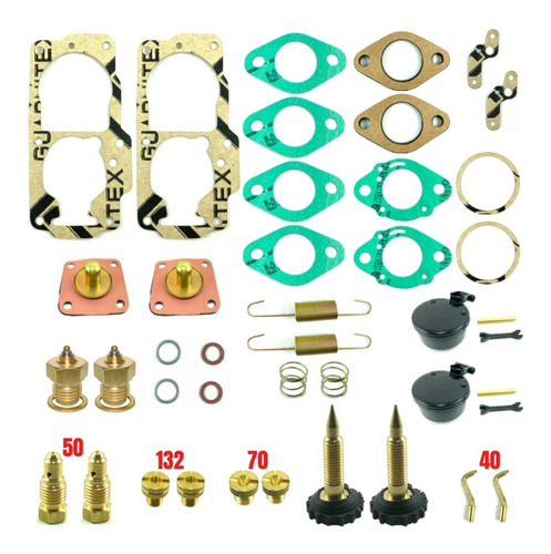 Kit Reparo Carburador Duplo Gol 1600 Gasolina 1980 A 1986 