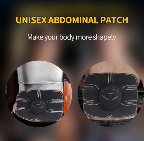 Parche Adhesivo Abdomen De Hidrogel Electroestimulador Abs