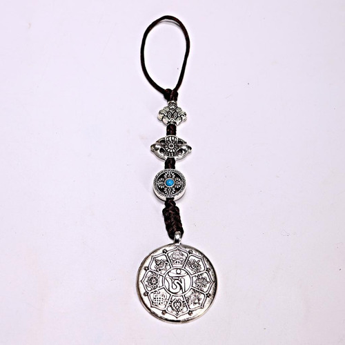 4 Collar Budista Tibetano De Espejo - 43mm 4 Piezas