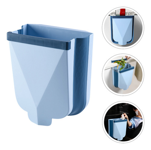Bote De Basura Plegable Montado En La Pared