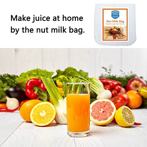 6 Pack Nut Milk Bag12 X12 Iaesthete Reutilizable Food Grade