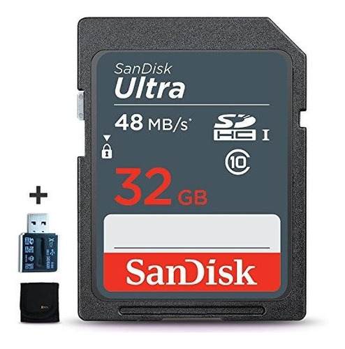 Sandisk 32gb Ultra Class 10 Sdhc Uhs-i Tarjeta De Memoria +