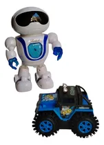 Comprar Auto Crazy A Fricción + Robot Crazy Bailarín - Incluye Pilas