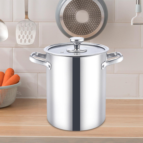 Olla Con Tapa De Gran Capacidad Para Trabajo Solo Olla