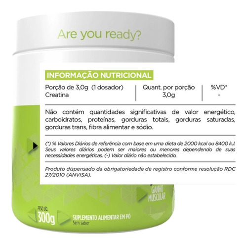 Kit Synthe Size: Whey Concentrado 900g + Creatina Pura 300g