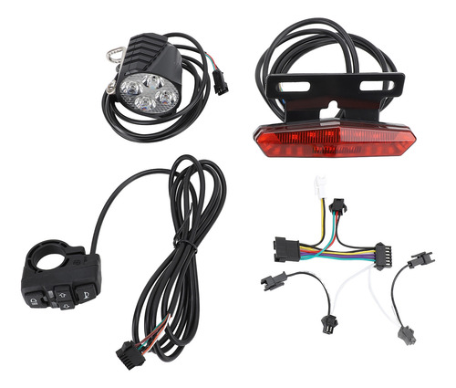 Juego De Faros Delanteros Y Traseros Eléctricos Para Bicicle