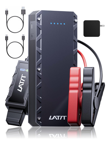 Latit Jump Starter 4500a Peak Cargador De Bateria Portatil P