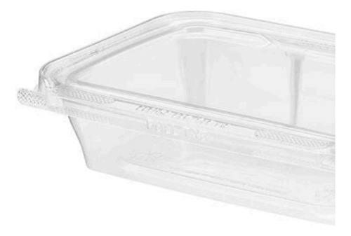 Contenedor Recipiente Rectangular 20 Oz Desechable X 200 Und