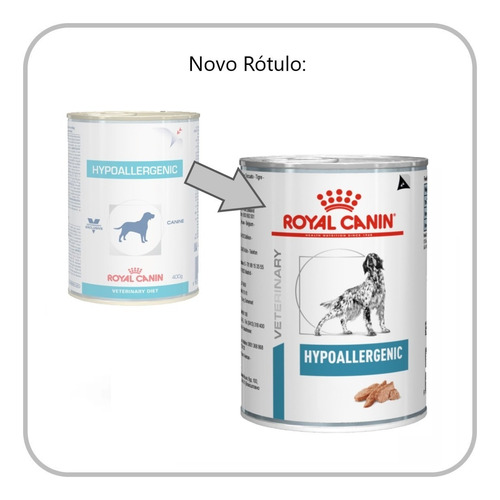 Imagem 3 de 5 de Ração Royal Para Cães Canin Hypoallergenic Canine Wet 400g