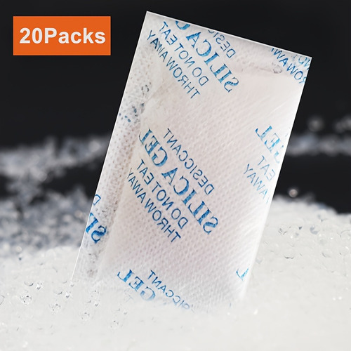 Paquetes De Sílice No Tejida De 10 G/bolsa, 20 Paquetes De G