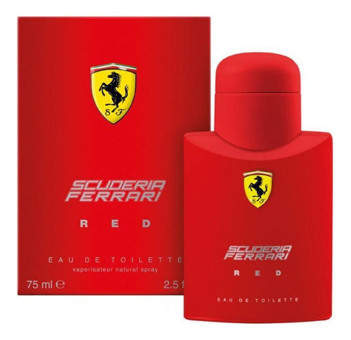 Perfume para hombre Ferrari Scuderia Ferrari Red, 125 ml, Red Edt, 125 ml