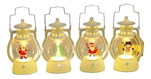 Q Adornos Decorativos De Luz Nocturna Portátil Navideña 4