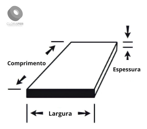 Barra Chata De Ferro 3 X 1/4 (76,20 X 6,34mm) - 6 Metros