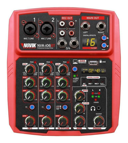 Consola Pasiva Con Interfaz Usb Novik Nvk I06bt R - 101db