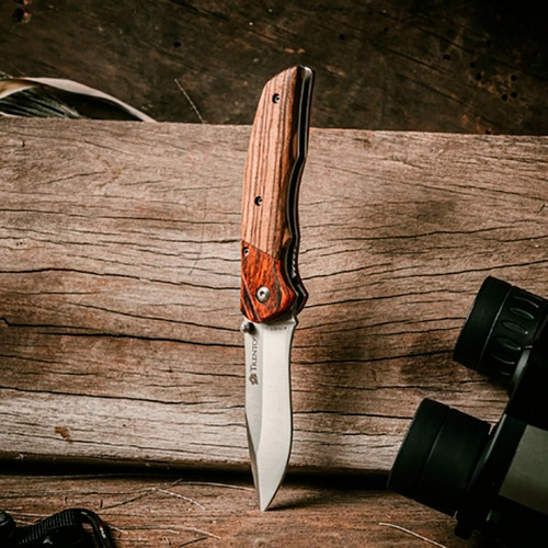 Cuchillo Trento Hunter 150 Black Navaja Trucos Marrón