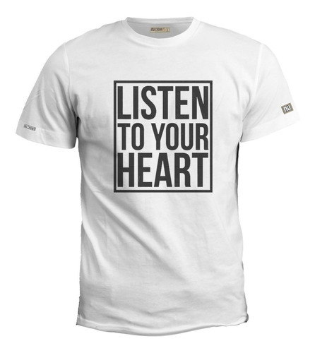 Camiseta Estampada Listen To Your Heart Hombre  Inp Eco  