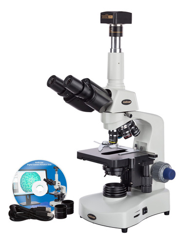 Amscope T340b-led-5m 40x-x Siedentopf Trinocular Compuesto .