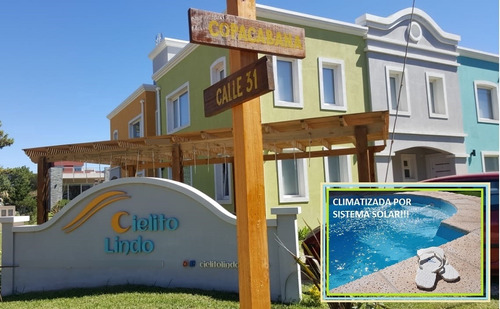 Casas Alquiler Con Pileta En Las Gaviotas Para 4, 5 Y 7 Pax