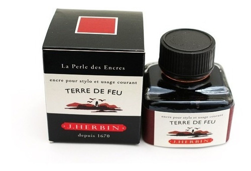 Tinta J.herbin Pluma Fuente - 30 Ml - Terre De Feu