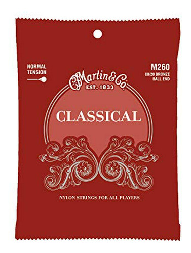 Cuerdas De Guitarra Clásica Martin (m260)