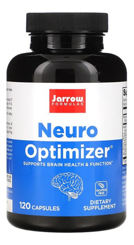 Jarrow Formulas, Neuro Optimizer, 120 Cápsulas, Apoya La Función Cerebral Y Antioxidante De Forma Segura Y Natural, Sin El Uso De Estimulantes, Respalda El Metabolismo Cerebral.