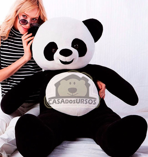 Urso Panda Pelúcia Grande Gigante Presente Dia Dos Namorados