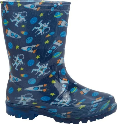 Bota Infantil Para Lluvia Astronautas Schatz K. Azul 221