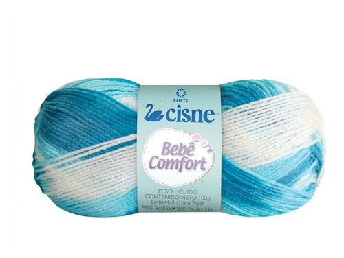 Lana Cisne Bebe Comfort Multicolor X Ovillo De 100gr