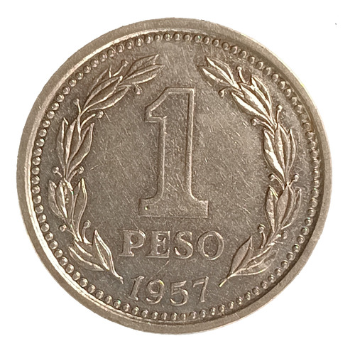 Argentina 1 Peso 1957 Excelente Cj 252