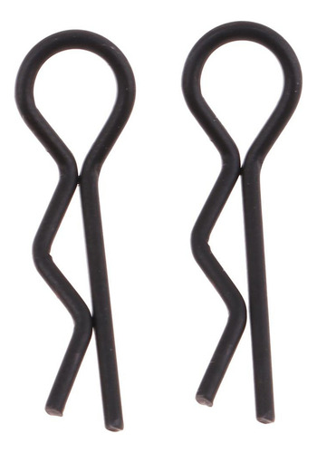 6 Clips De Carrocería De Coche Rc Pin R Negro