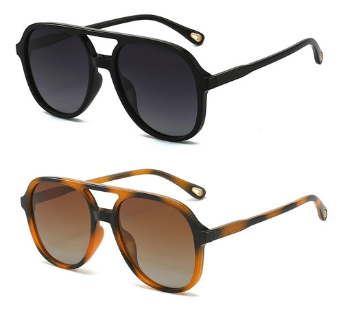 Lentes De Sol Clásicas De Aviador Vintage For Mujeres Y