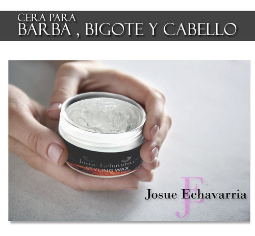 Kit Loción Crecimiento Barba Cera Para Barba Y Cepillo Negro