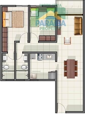 Imagem 6 de 6 de Apartamento Residencial À Venda, Intermares, Cabedelo. - Ap0750
