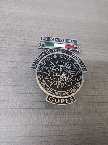 Placa División De Fuerzas Federales Policía Federal Gopes