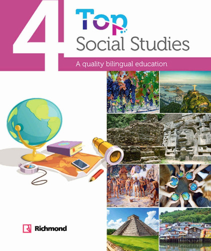 Texto Top Social Studies 4. Envio Gratis /691