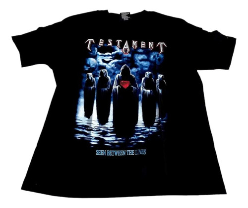 Testament Polera Talla 14-16 Rock